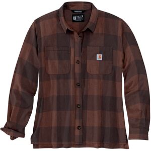 Carhartt Midweight Flannel Damen Hemd S Braun