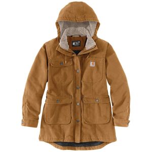 Carhartt Loose Fit Weathered Duck Damen Mantel S Braun