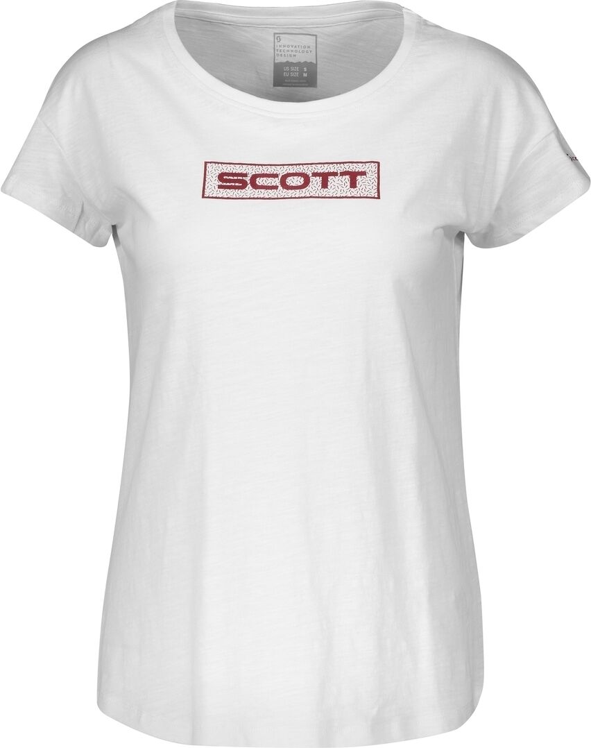 Scott 10 Casual Slub S/SL Regular Damen T-Shirt XL Weiss