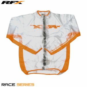 RFX Sport RFX Regenjacke (Transparent/Orange) - XL Kindergröße (12-14 Jahre)  transparent