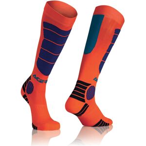 Acerbis Motocross Impact Socken 2XL Blau Orange