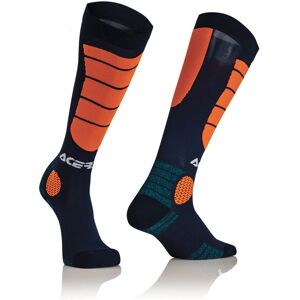 Acerbis Motocross Impact Socken 2XL Blau Orange