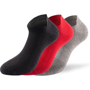 Lenz Performance Sneaker Tech Socken 43 44 45 46 Schwarz Grau Rot