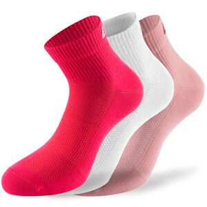 Lenz Performance Quarter Tech Socken 35 36 37 38 Weiss Rot Pink