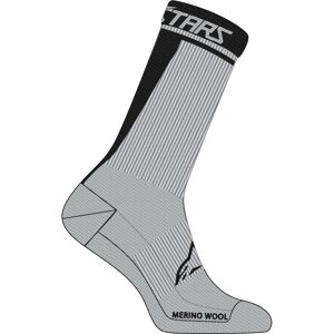 Alpinestars Merino 24 Fahrradsocken M Schwarz Grau