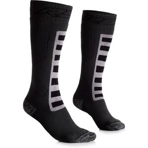 RST Adventure Motorrad Socken S M Schwarz Grau