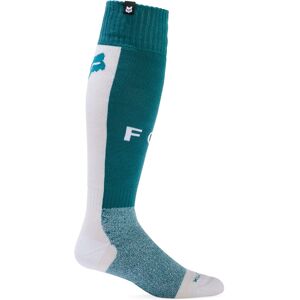 FOX 360 Core Motocross Socken L Weiss Blau