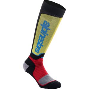 Alpinestars Plus Motocross Socken M Schwarz Rot Gelb