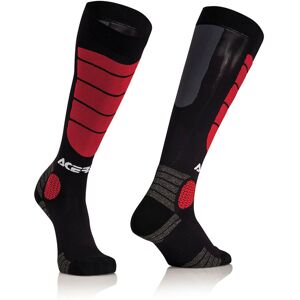 Acerbis Motocross Impact Socken L XL Schwarz Rot