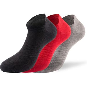 Lenz Performance Sneaker Tech Socken 39 40 41 42 Schwarz Grau Rot