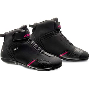 Ixon Gambler Damen Motorrad Schuhe 40 Schwarz Pink