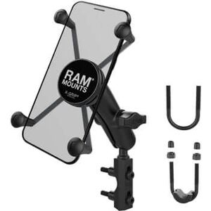 RAM Mounts X-Grip® Motorradhalterung mit Universal Halteklammer für große Smartphones