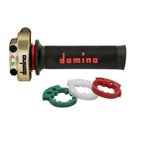 Domino Gassteuerung Kurzhub XM2 - Gold/Schwarz  weiss