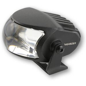 HIGHSIDER LED Fernscheinwerfer COMET- HIGH, matt schwarz  Schwarz