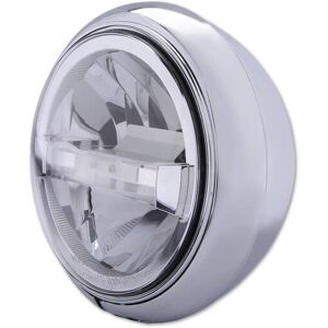 HIGHSIDER LED-Scheinwerfer HD-STYLE TYP 4  Silber