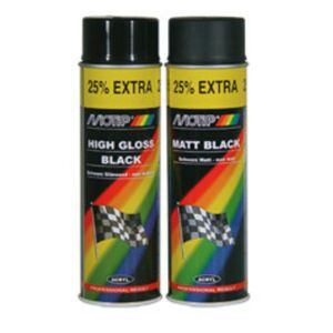 MOTIP-DUPLI MOTIP Mattschwarz Farbe - Spray 500 ml  schwarz
