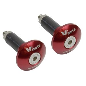 V PARTS Lenkerende Ø12-18mm rot 135 mm rot