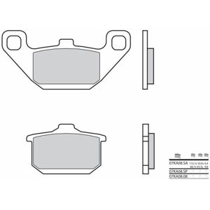 Brembo S.p.A. Straßenbremsbeläge Carbon-Keramik - 07KA0808