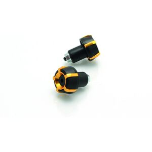 V PARTS Lenkerspitzen Spark Ø18mm Schwarz/Gold  schwarz