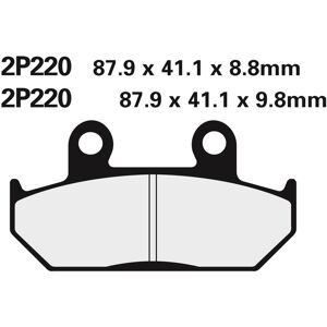 NISSIN Halbmetallische Straßenbremsbeläge - 2P-220NS