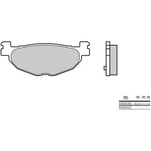 Brembo S.p.A. Bremsbeläge Scooter Sintermetall - 07059XS