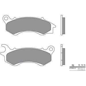 Brembo S.p.A. Bremsbeläge Scooter Carbon Keramik - 07090CC