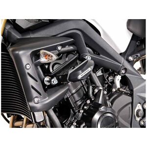 SW-Motech Sturzpad-Kit - Schwarz. Triumph Street Triple 675 (07-12).  schwarz