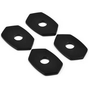 HIGHSIDER Montageplatten INDY SPACER Alu schwarz, für div. KAWASAKI  Schwarz