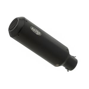 SHARK EXHAUST GP Series Edelstahl beschichtet schwarz-matt  Schwarz