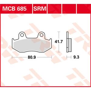 TRW Lucas Bremsbelag MCB685