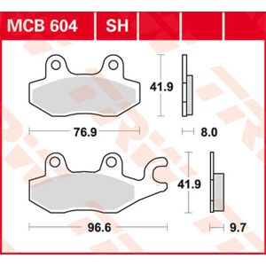 TRW Lucas Sinterbelag MCB604SH