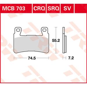 TRW Lucas Racingbelag MCB703CRQ