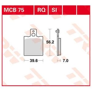 TRW Lucas Racingbelag MCB75RQ