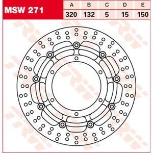 TRW Lucas Bremsscheibe MSW271, schwimmend