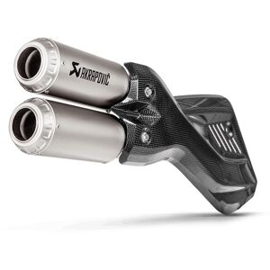 Akrapovic Slip-On Line Titanium Endschalldämpfer  Silber