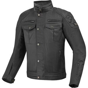 Bogotto Barton wasserdichte Motorrad Wachsjacke 3XL Schwarz