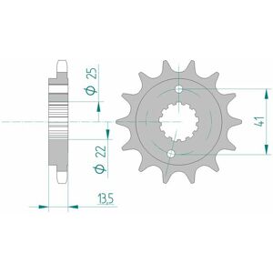 AFAM Standard-Stahlkettenrad 20507 - 525