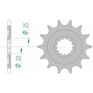 AFAM Anti-Schlamm-Stahl-Kettenrad 27502 - 520