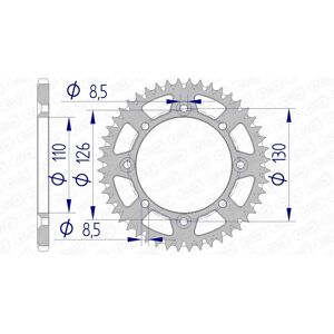 AFAM Ultraleichte Anti-Schlamm-Aluminiumkrone 17107420