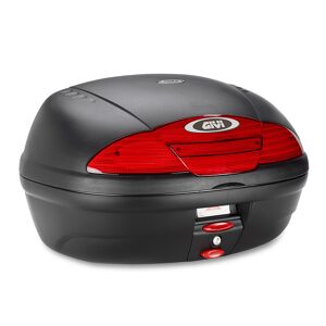 GIVI E4500 Simply II Monolock Topcase - ohne Platte  Schwarz Rot