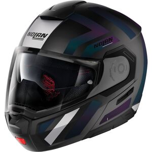 Nolan N90-3 Laneway N-Com Klapphelm L Schwarz Lila