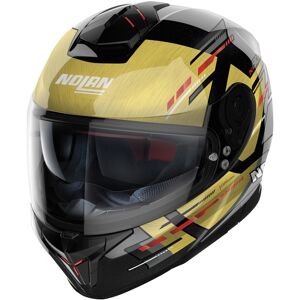 Nolan N80-8 Meteor N-Com Helm M Schwarz Gold