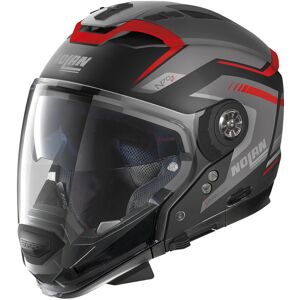 Nolan N70-2 GT Switchback 2023 N-Com Helm M Grau Rot