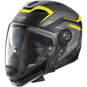 Nolan N70-2 GT Switchback 2023 N-Com Helm S Grau Gelb