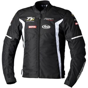 RST IOM Team Evo Motorrad Textiljacke M Schwarz Weiss