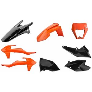 POLISPORT Enduro Kunststoff Kit orange/schwarz KTM EXC/EXC-F  schwarz