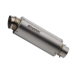 SHARK EXHAUST SRC 4 Titan silber  Silber