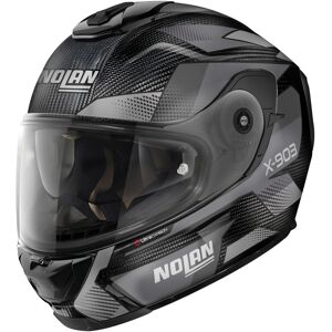 Nolan X-903 Ultra Carbon Highspeed N-Com Helm S Schwarz Grau