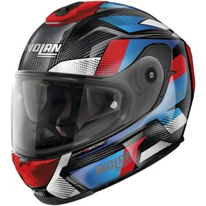 Nolan X-903 Ultra Carbon Highspeed N-Com Helm S Schwarz Rot Blau