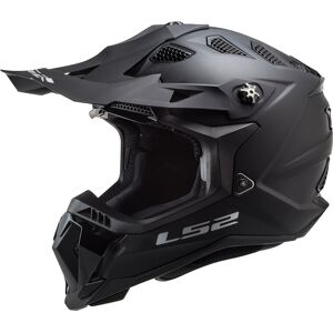 LS2 MX700 Subverter Evo II Solid Motocross Helm M Schwarz